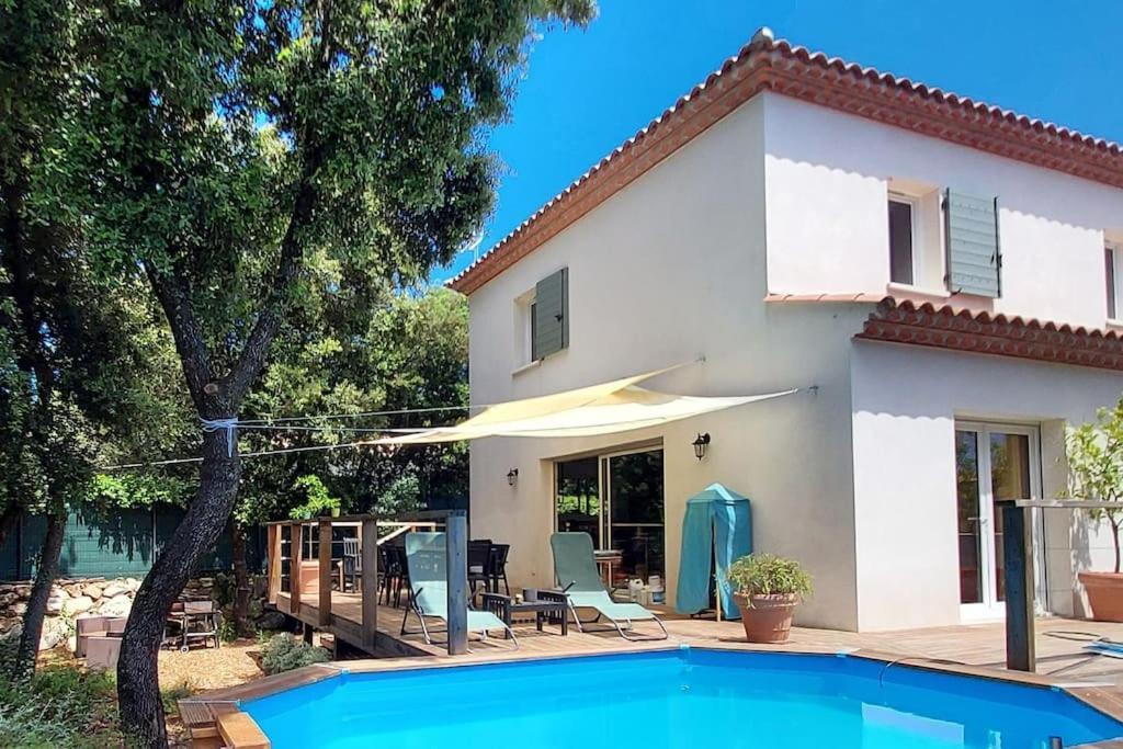 Villa Garrigue - Piscine, Parking, Maison Entiere Beaulieu  外观 照片