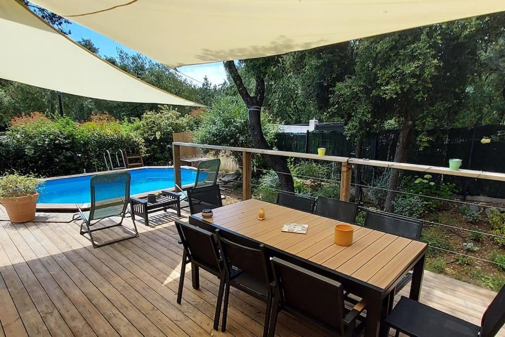 Villa Garrigue - Piscine, Parking, Maison Entiere Beaulieu  外观 照片